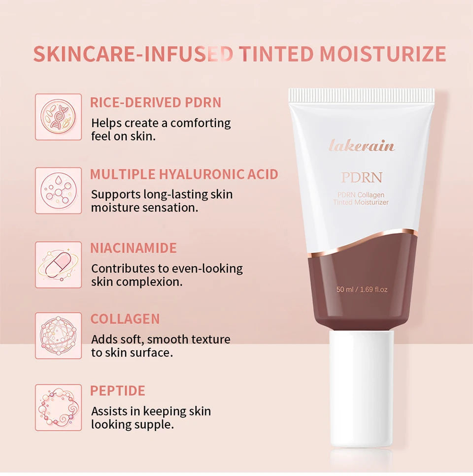 PDRN Collagen Tinted Moisturizer for Radiant Glass Skin