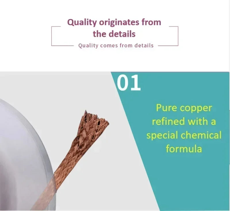 Copper Desoldering Braid Wick for Electronics Repair - 7