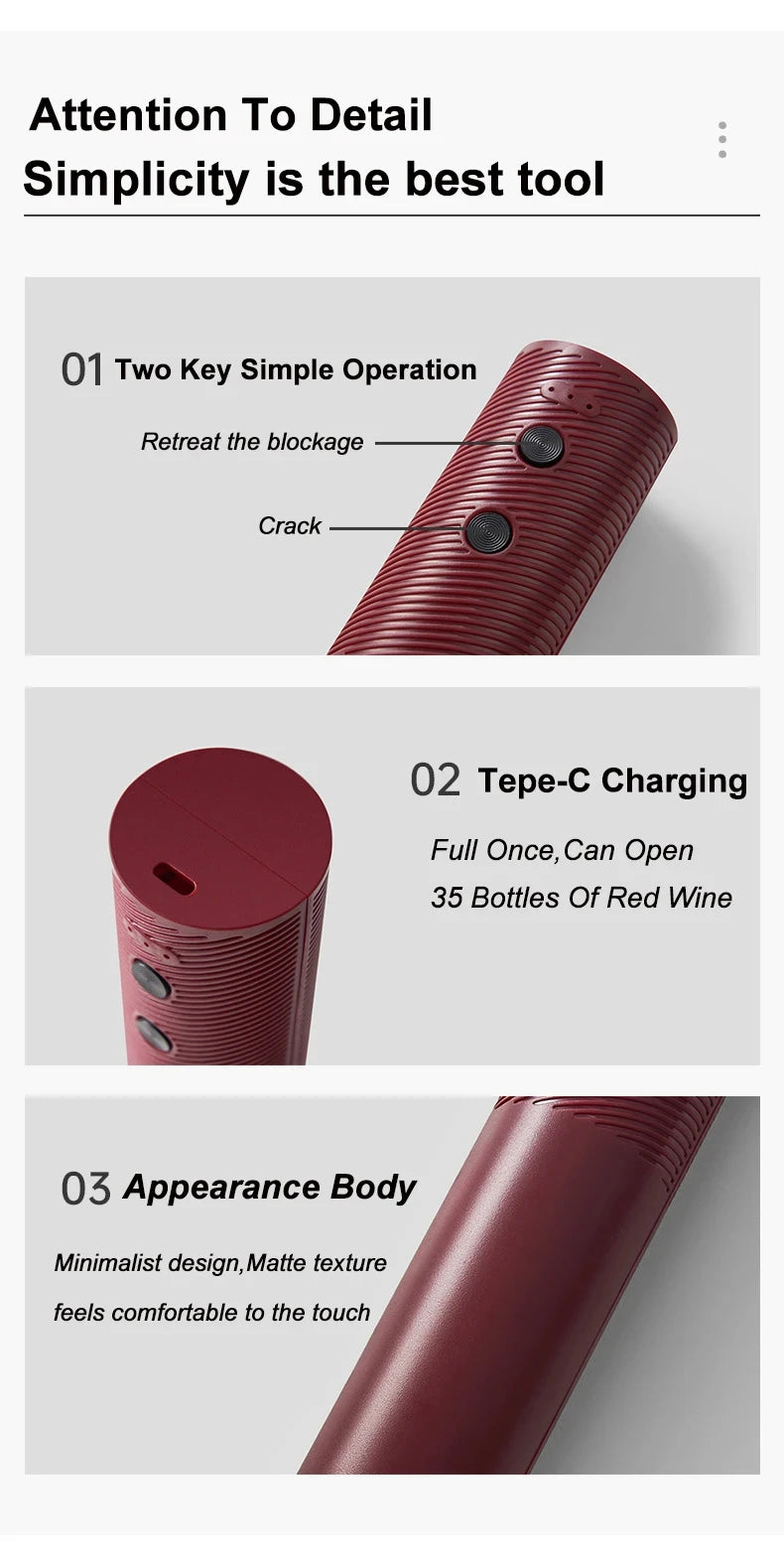 Electric Automatic Wine Bottle Opener