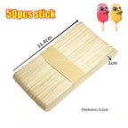 Silicone Ice Cream and Popsicle Maker Mold Tray