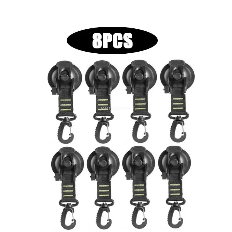 Heavy-Duty Suction Cup Anchors for Camping and Car Awnings - 23