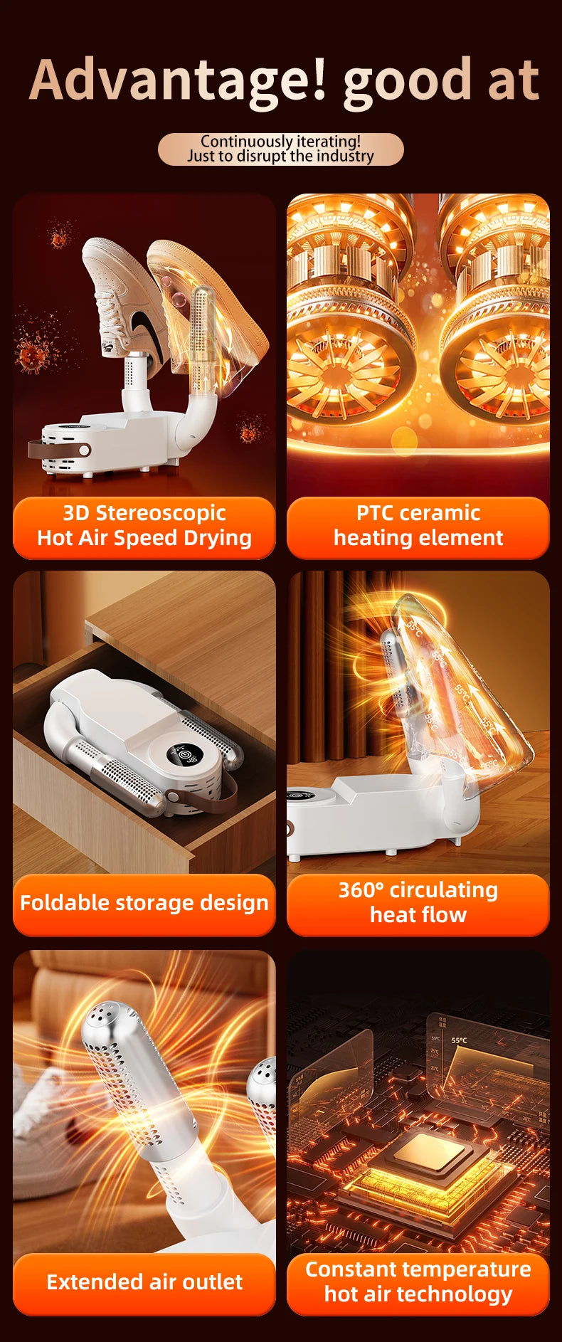 Intelligent Electric Shoe Dryer and Deodorizer - 10
