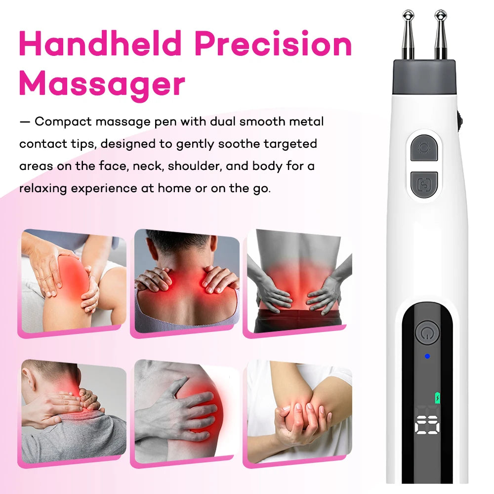 Handheld Electric Precision Massager for Face and Body - 8