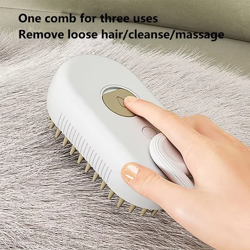 Steam Pet Grooming Brush for Cats and Dogs