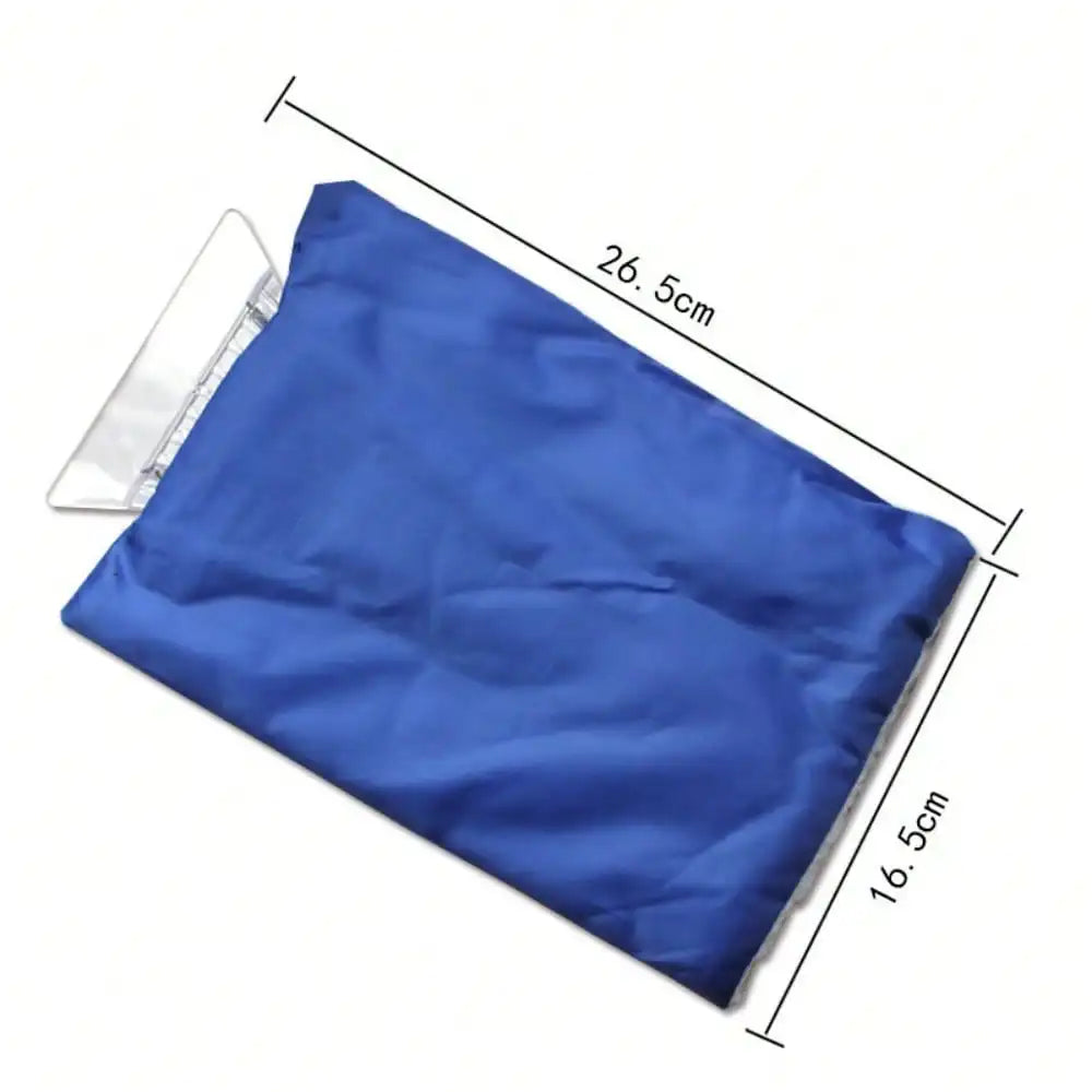 Insulated Ice Scraper Mitt for Car Windshield Winter Snow Removal