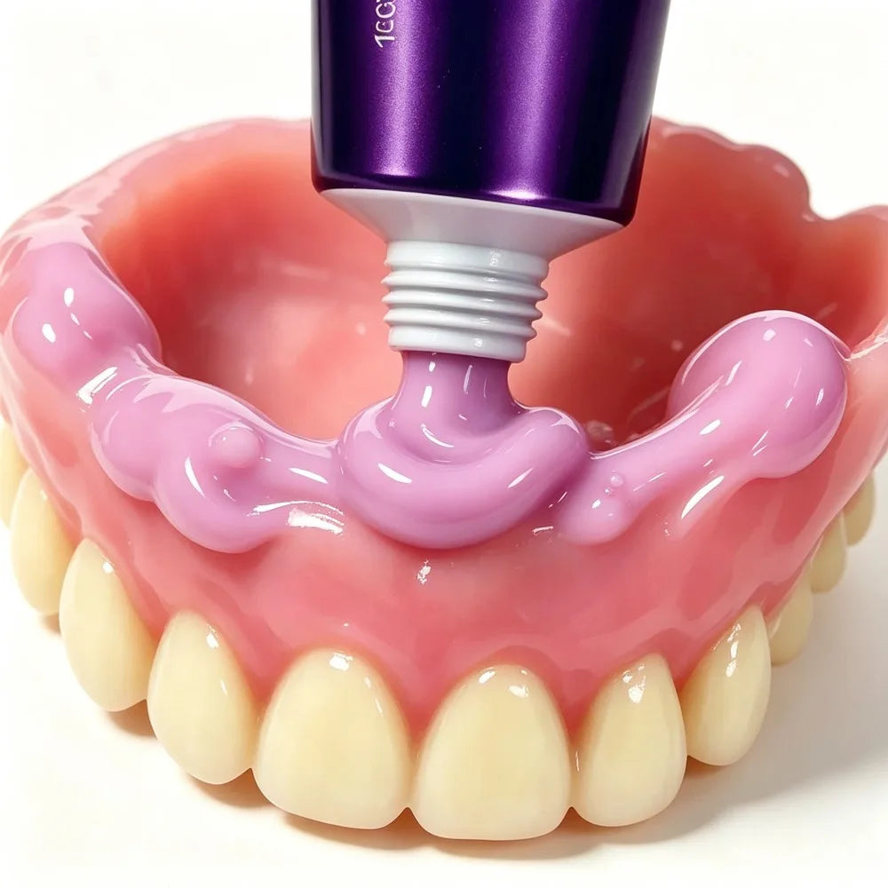 Silicone Denture Reline Cushion for Secure Fit - 1