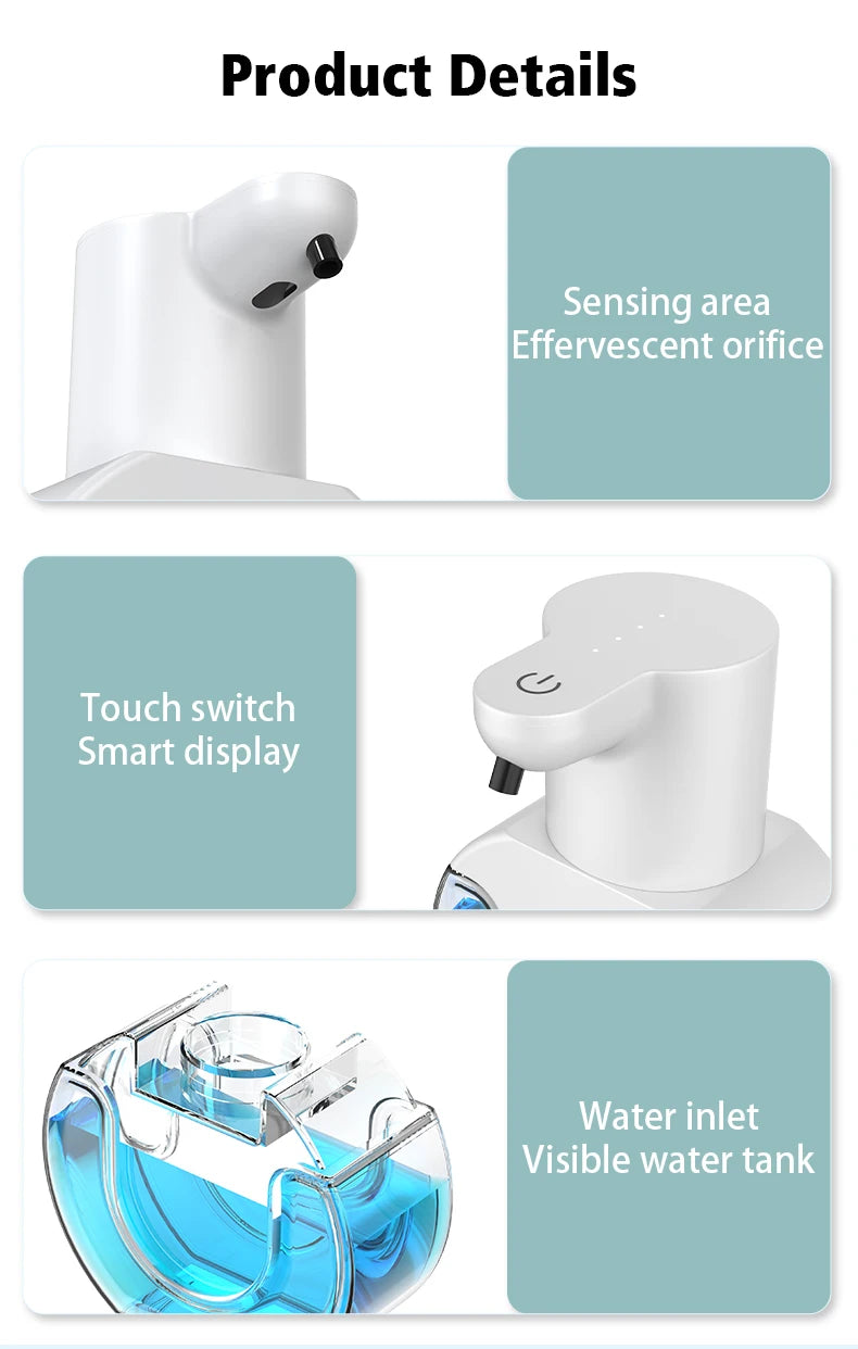 Automatic Touchless Foam Soap Dispenser for Bathroom