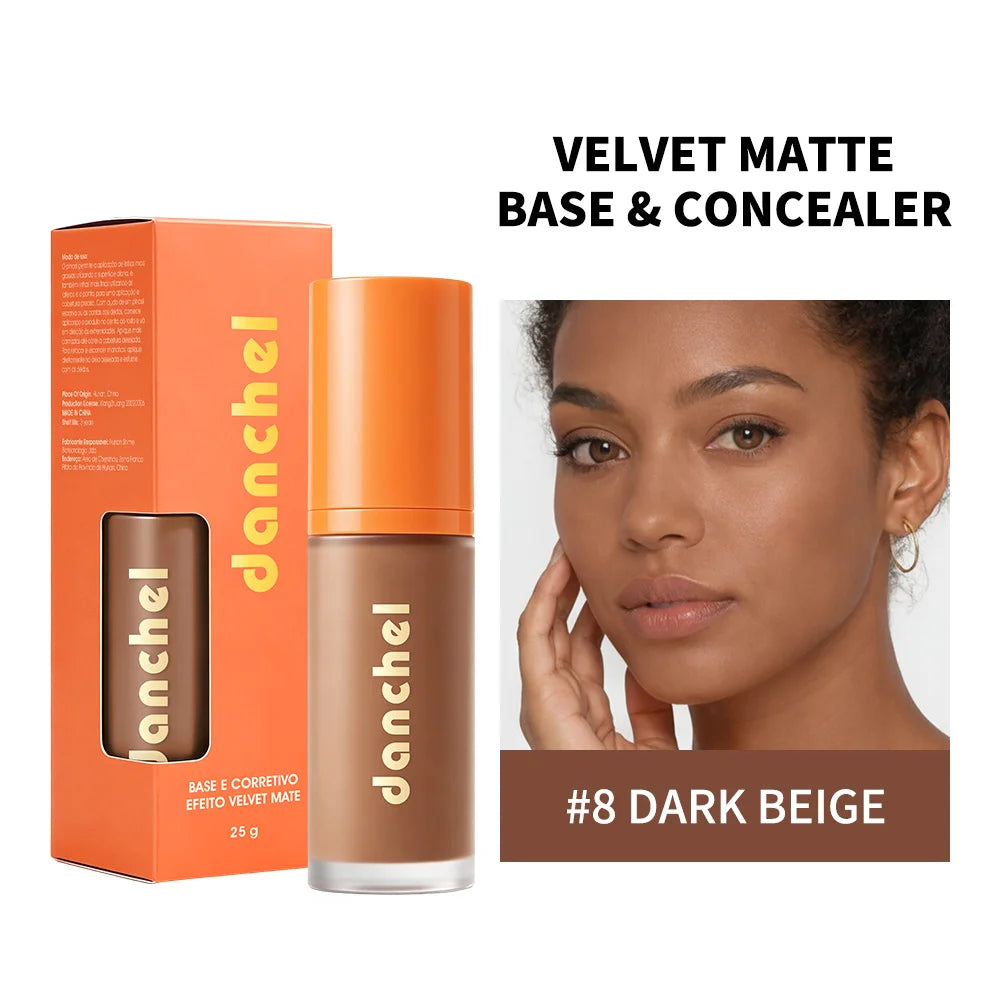 2-in-1 Velvet Matte Liquid Foundation and Concealer - 27