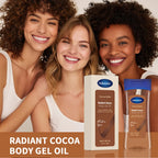 Radiant Cocoa Body Gel Oil for Hydrated Glowing Skin