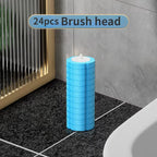 Disposable Toilet Brush with Wall-Mount Holder