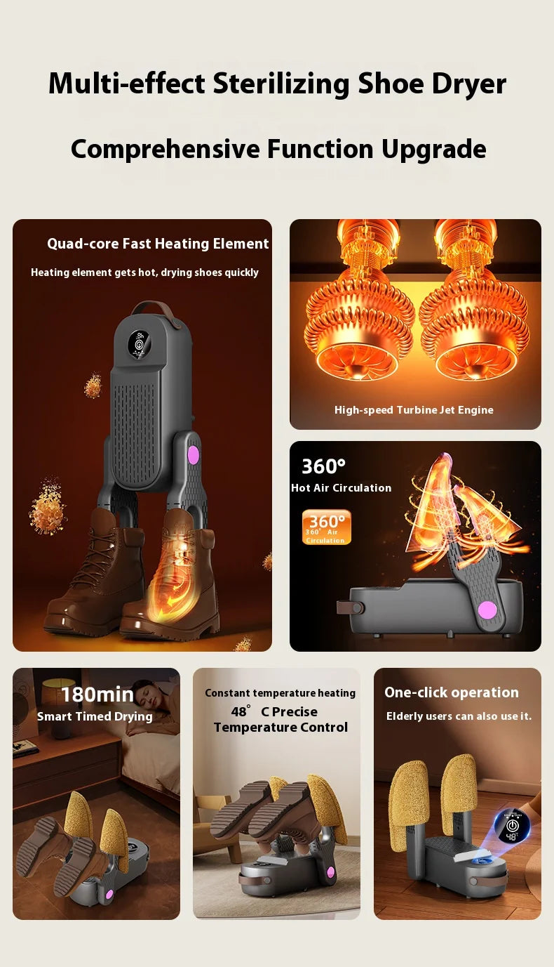Automatic Timing Shoe Dryer and Deodorizer - 10