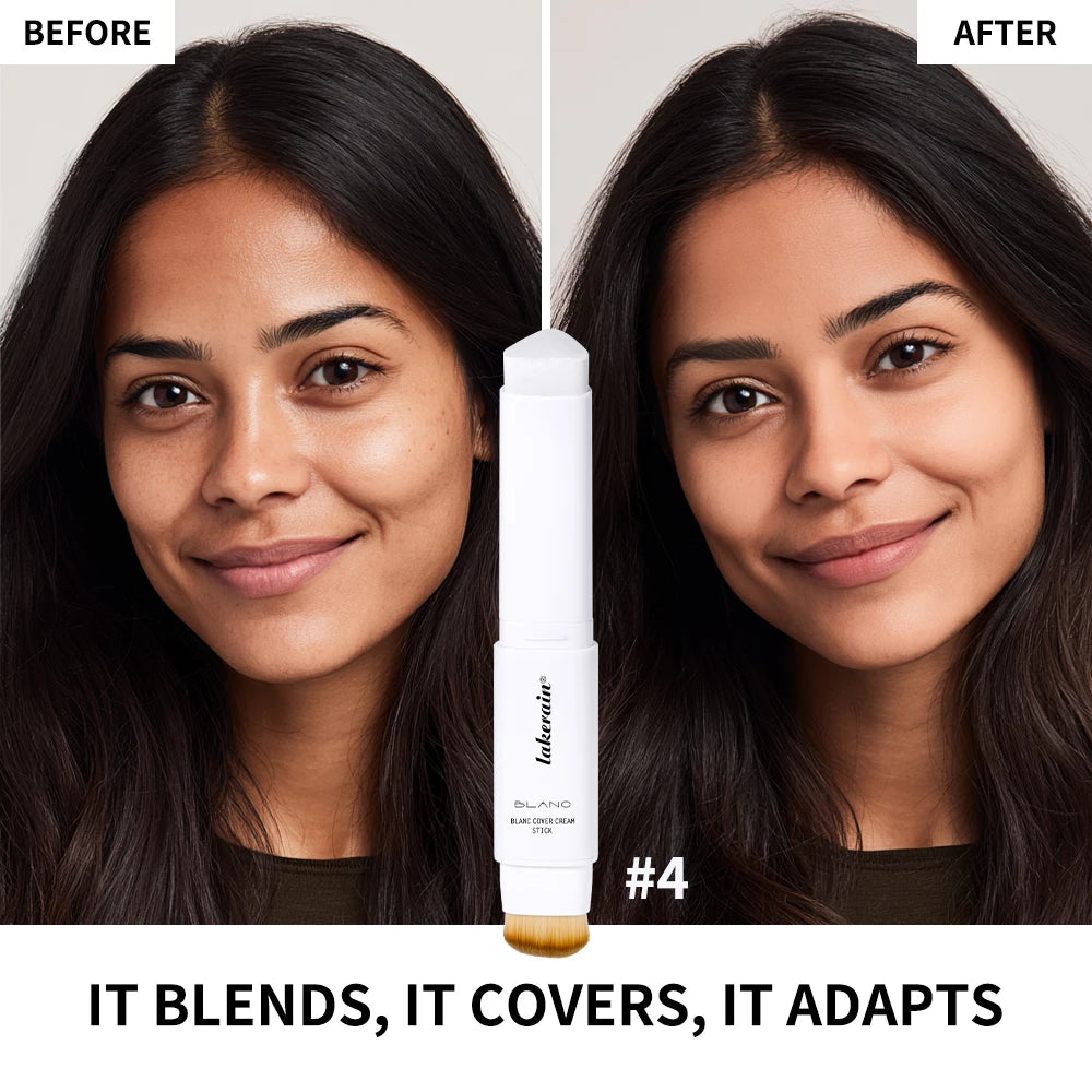 Color-Changing Foundation Stick with Built-in Brush