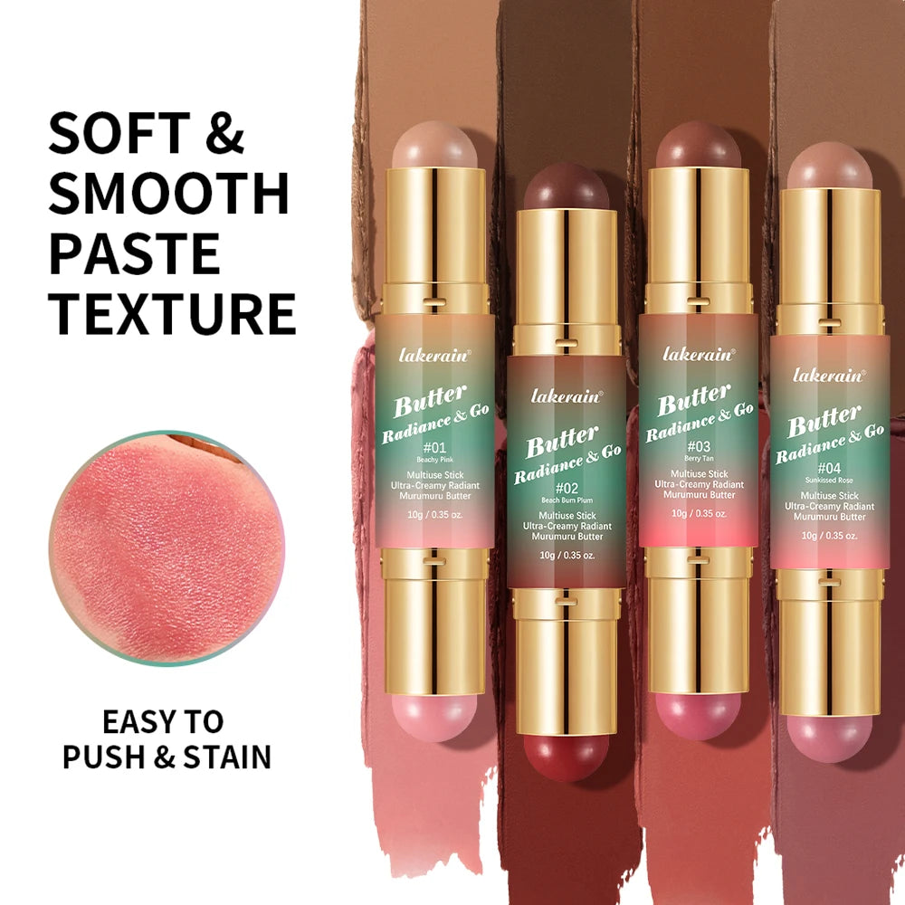2-in-1 Double-Ended Bronzer and Blush Makeup Stick