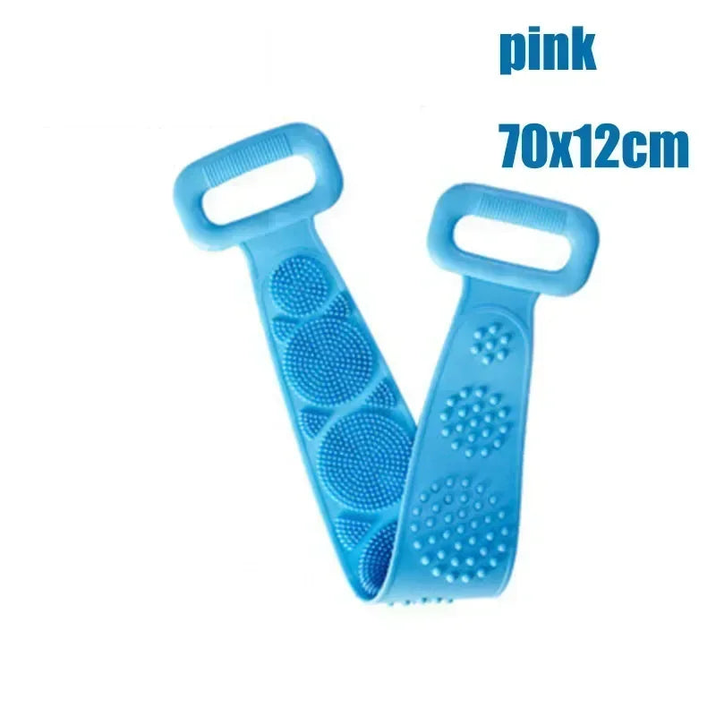 Non-Slip Silicone Shower Foot Scrubber and Massage Mat - 31
