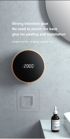 Automatic Touchless Foam Soap Dispenser with Temperature Display