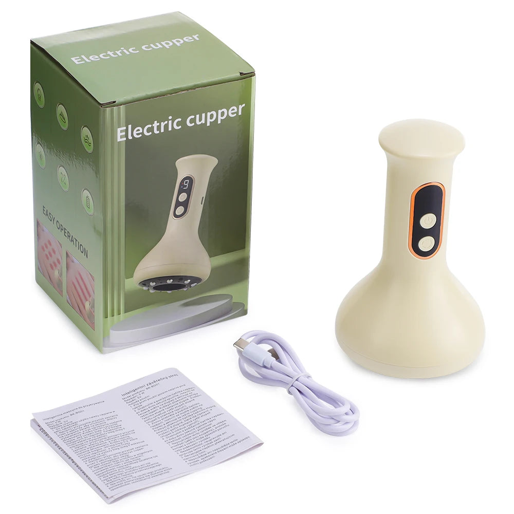 Electric Cupping and Gua Sha Massage Tool for Muscle Relief