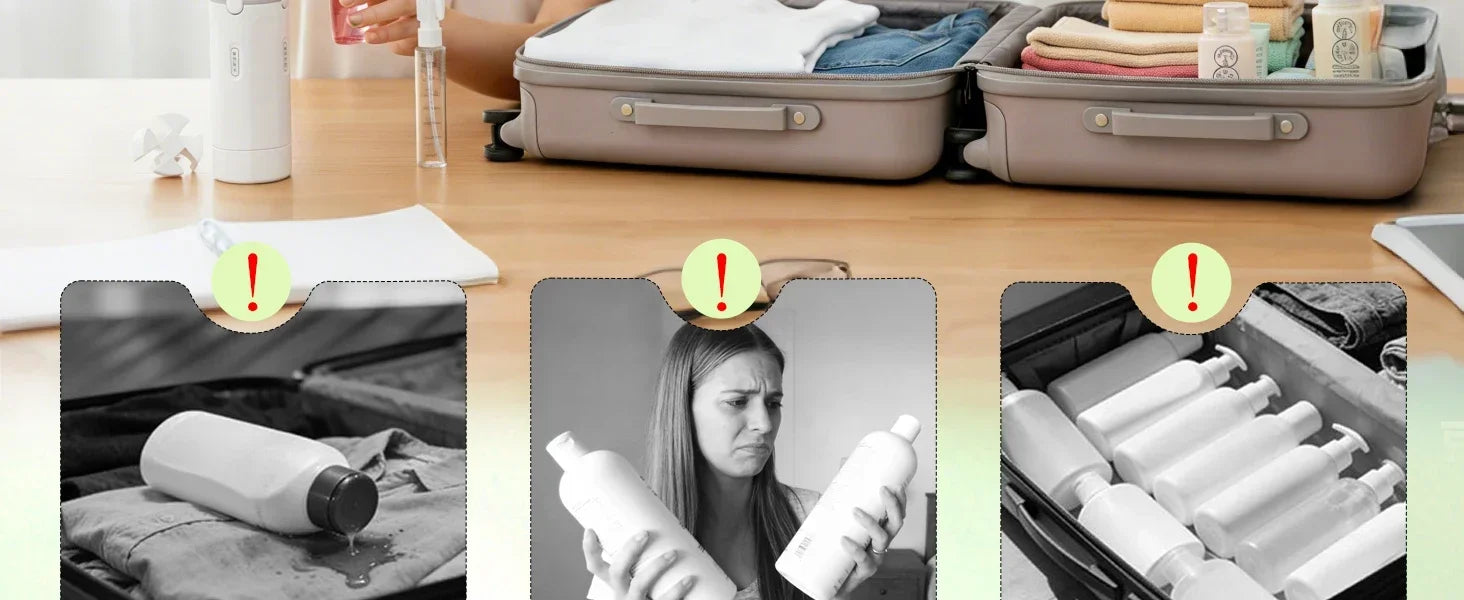 4-in-1 Portable Leak-Proof Travel Dispenser Bottle - 8