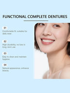 Instant Smile Comfort Dentures for Upper and Lower Teeth