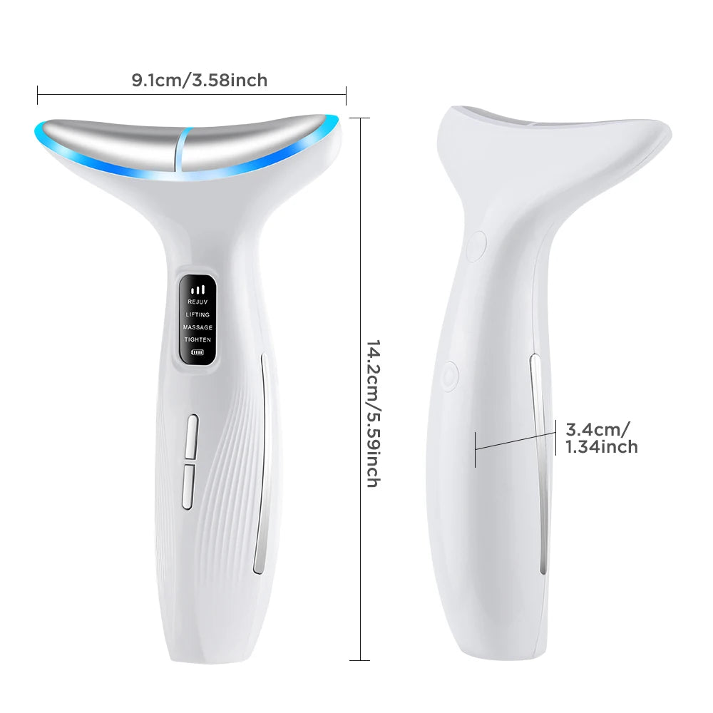 LED Facial and Neck Skin Tightening Beauty Massager