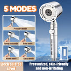 5-Mode High-Pressure Water Saving Shower Head