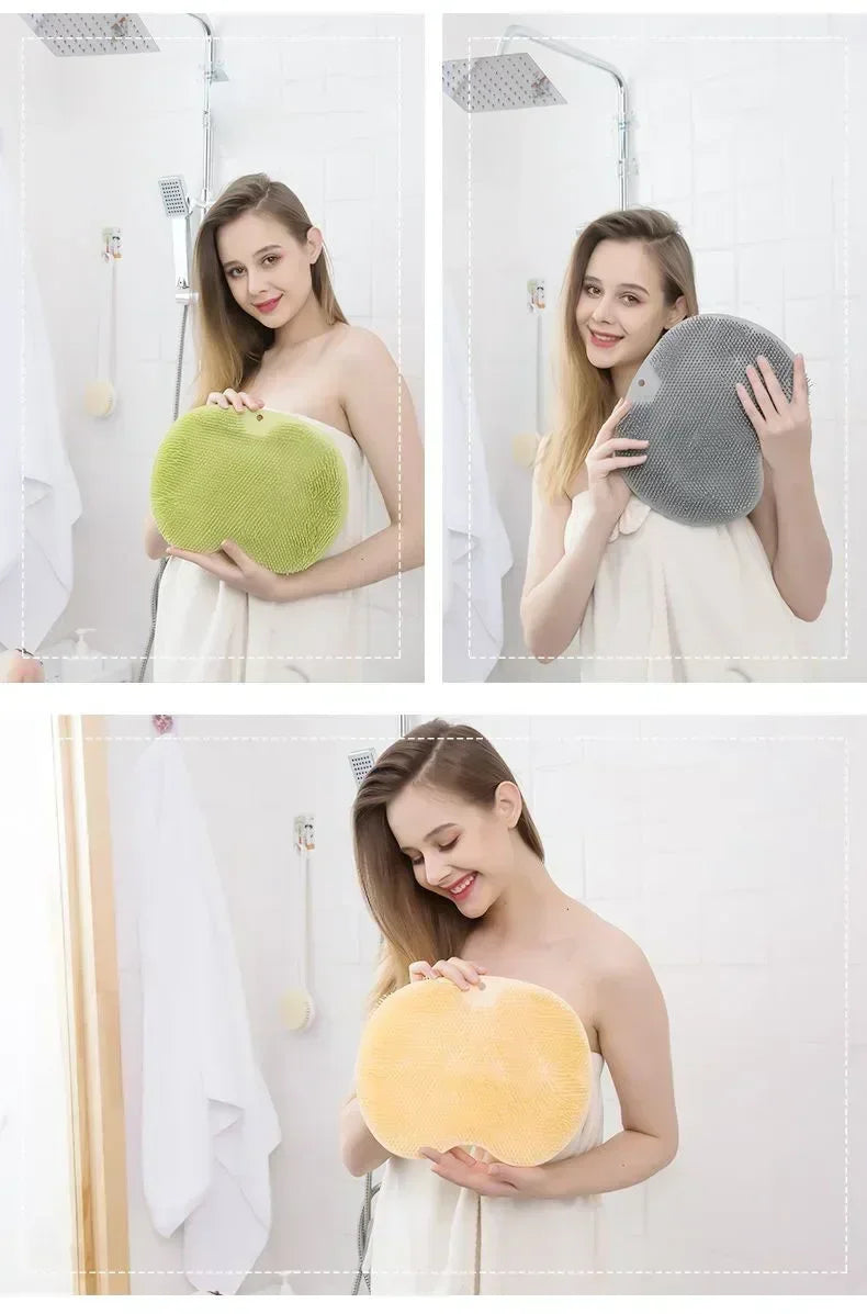 Non-Slip Silicone Shower Foot Scrubber and Massage Mat
