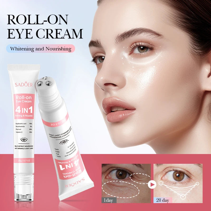 Anti-Aging Retinol Eye Cream for Dark Circles and Puffiness
