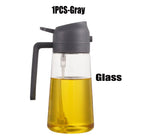 2-in-1 Glass Oil Sprayer and Dispenser for Cooking