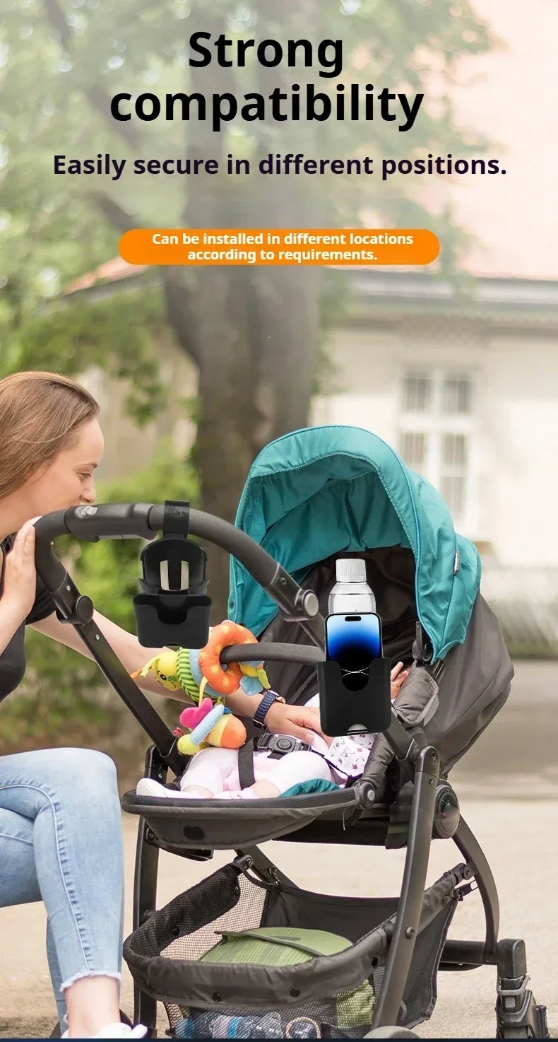 Universal Stroller Cup and Phone Holder - 11