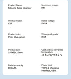 Hot and Cold Sonic Facial Cleansing Brush