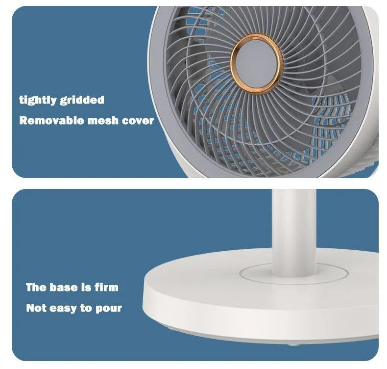 Rechargeable Portable Air Circulation Floor Fan