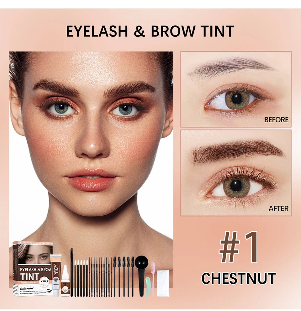 Professional Eyelash and Eyebrow Tinting Kit - 11
