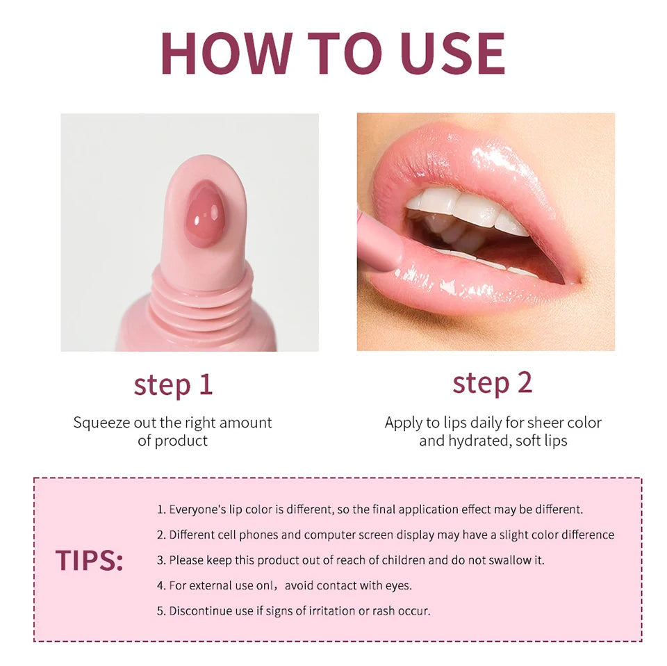 Hydrating Peptide Lip Tint for Shiny Plump Lips