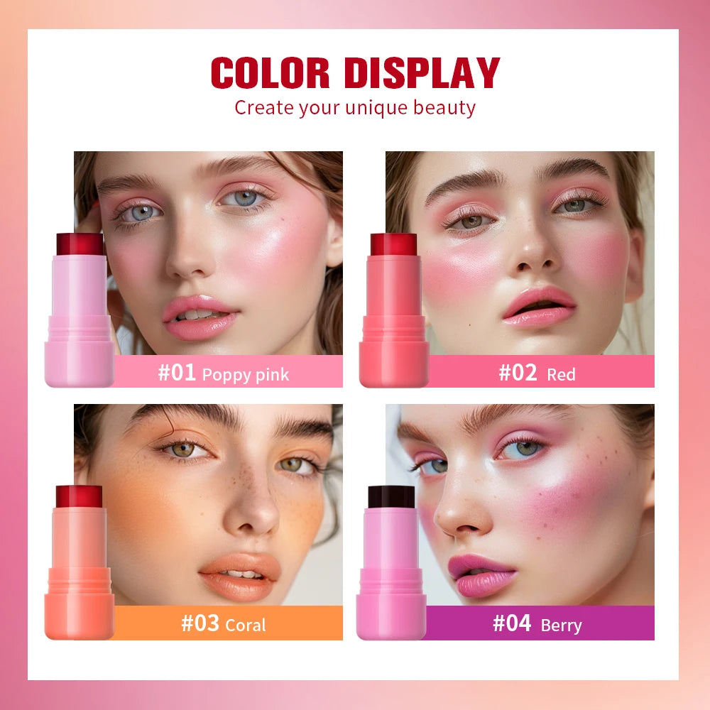 Cooling Water Jelly Tint Stick for Cheeks and Lips