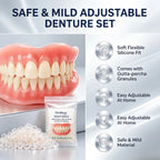 Adjustable Cosmetic Denture and Cleaning Storage Kit