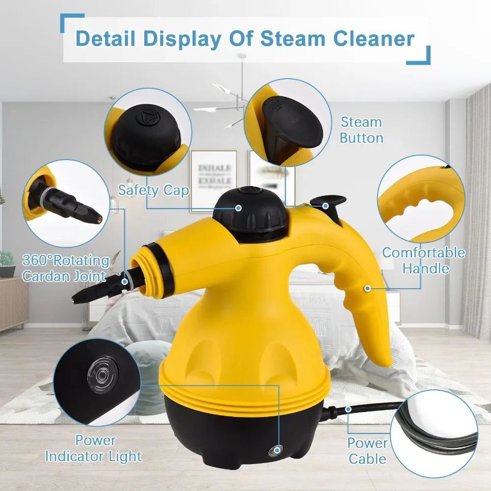 Handheld High-Pressure Steam Cleaner for Deep Home Cleaning