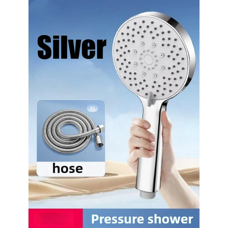 5-Mode Adjustable Handheld Water-Saving Shower Head - 21