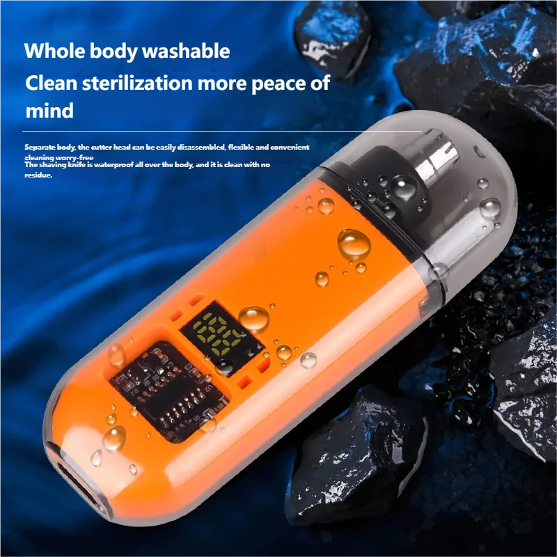 Rechargeable Portable Nose and Ear Hair Trimmer
