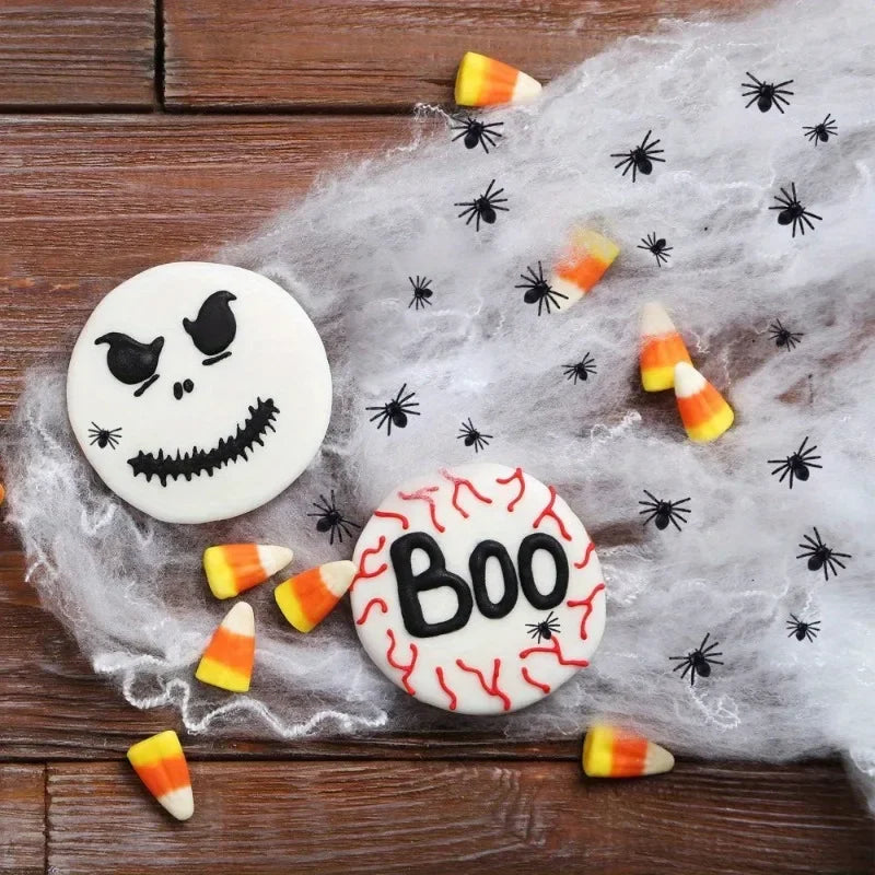 Mini Realistic Black Spider Props for Halloween Decorations
