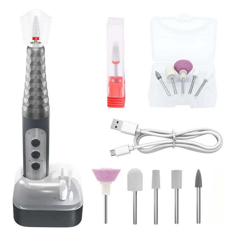 Cordless Electric Nail File and Manicure Drill Kit