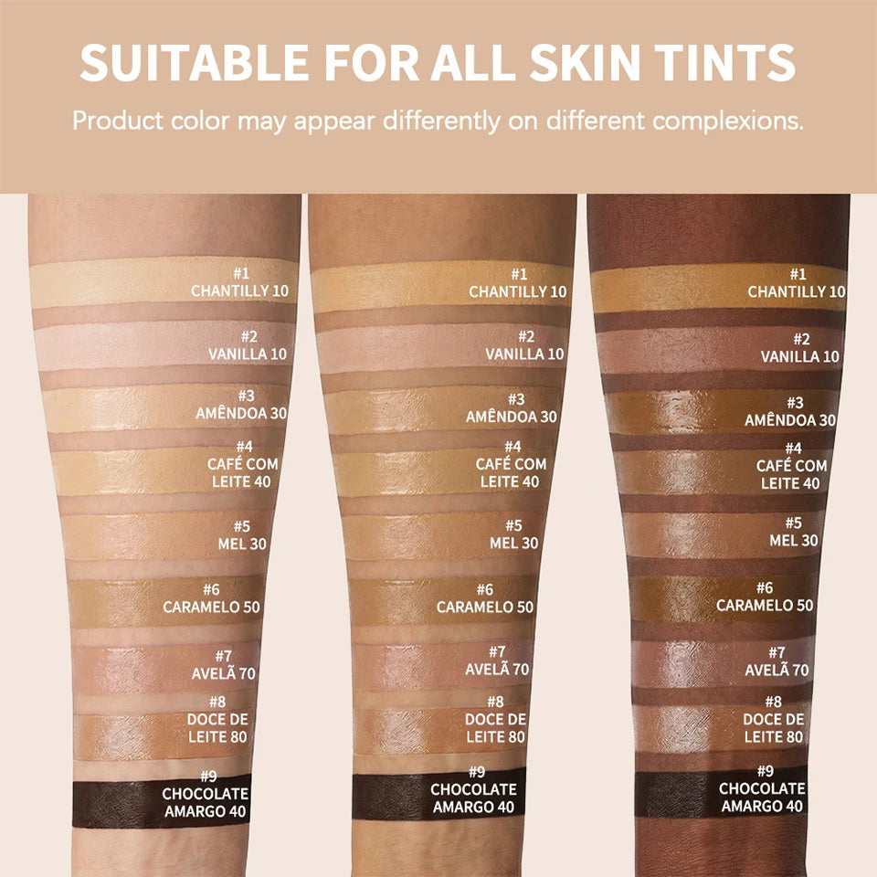 Velvet Matte Liquid Foundation for Flawless Coverage - 12