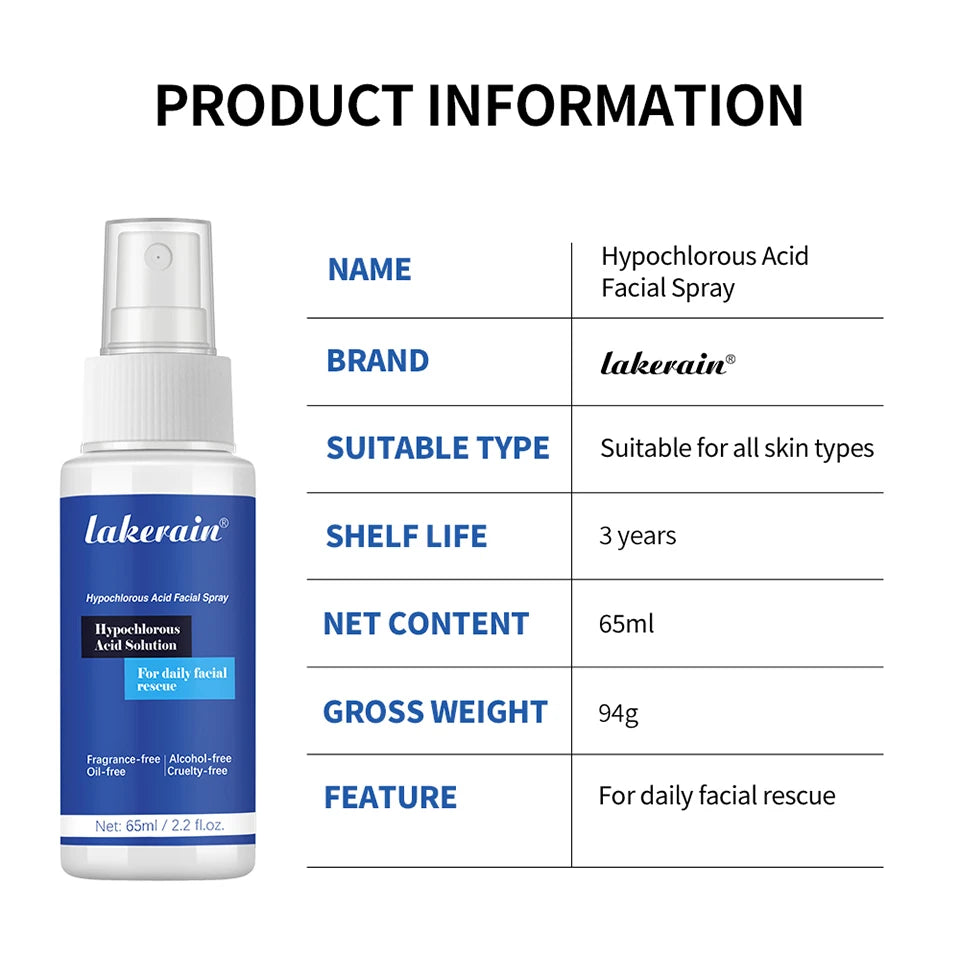 Hypochlorous Acid Facial Spray for Acne and Skin Redness - 14