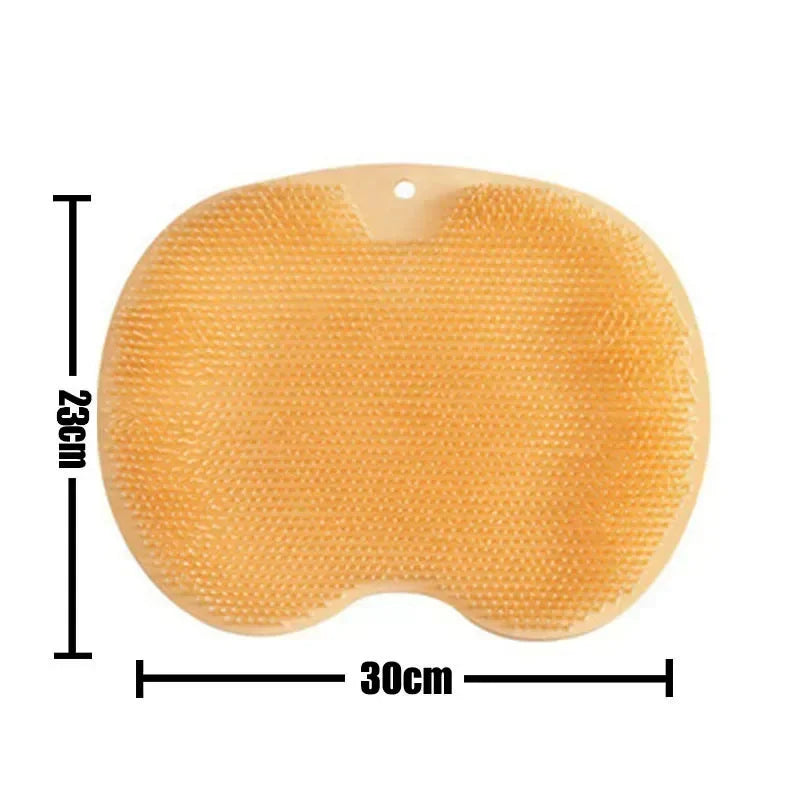 Non-Slip Silicone Shower Foot Scrubber and Massage Mat - 32