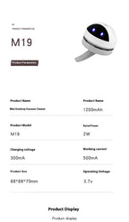 Portable USB Rechargeable Desktop Vacuum Cleaner