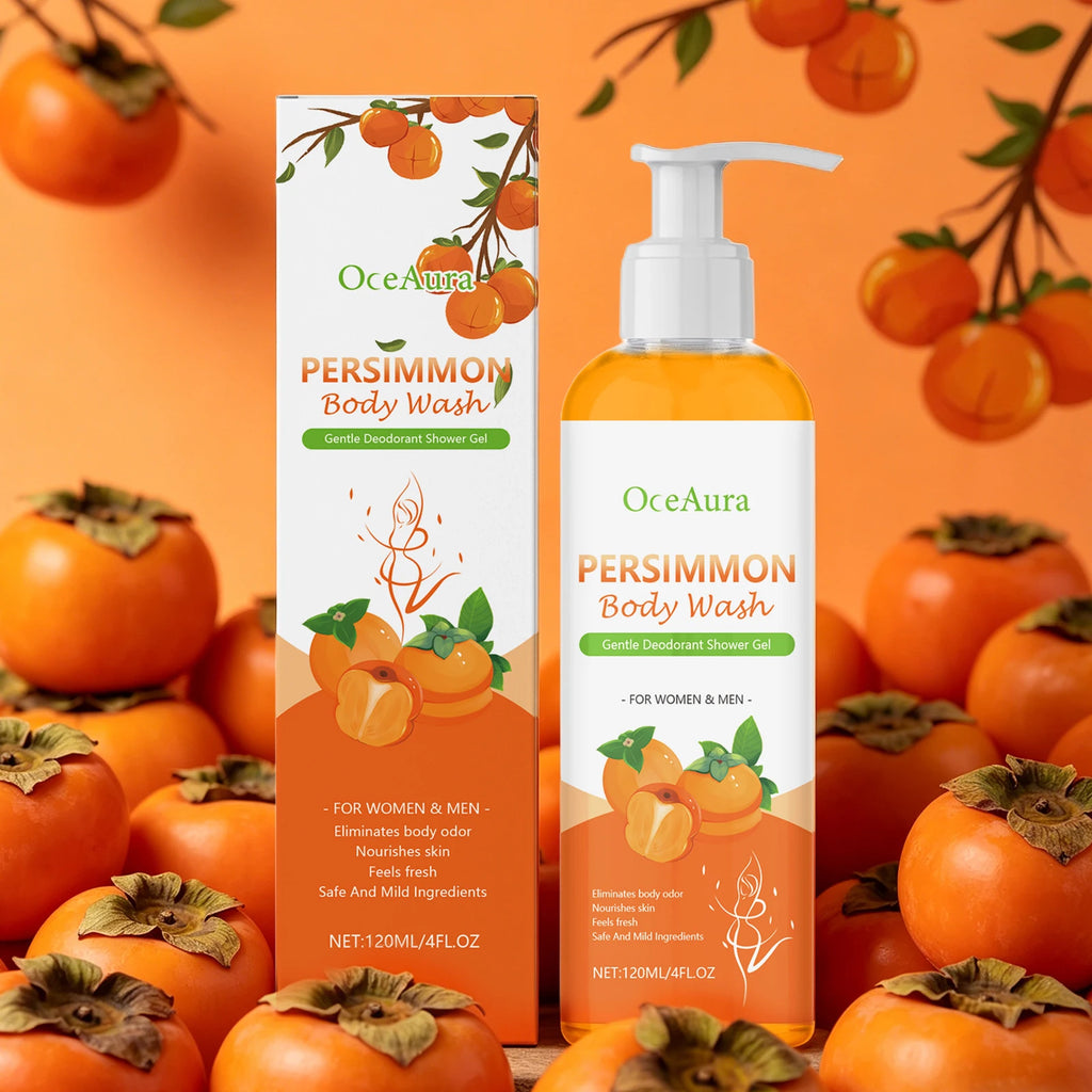 Persimmon Body Odor Eliminating and Moisturizing Shower Gel