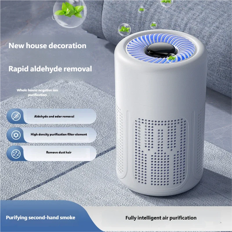 Portable Negative Ion Air Purifier for Home and Office