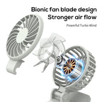 Portable USB Rechargeable Clip-On Cooling Fan