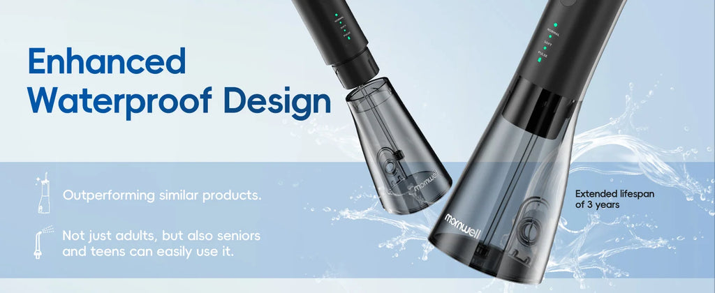 2-in-1 Portable Water Flosser and Electric Toothbrush Kit