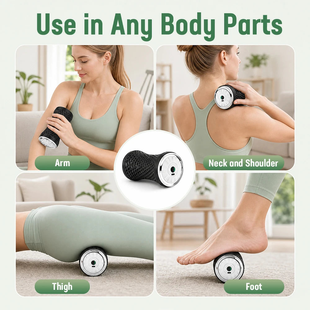 Electric Vibrating Massage Roller for Muscle Recovery - 9