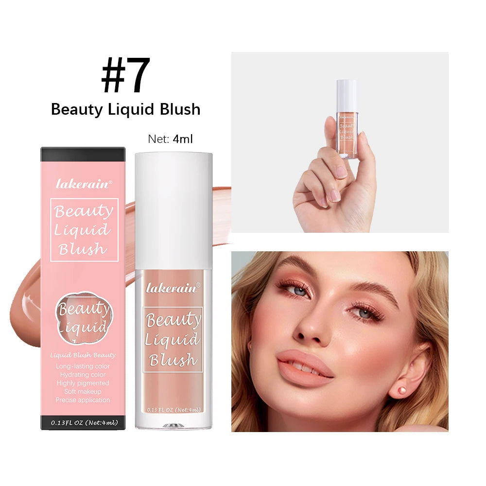 Waterproof Liquid Cheek Blush for Natural Makeup