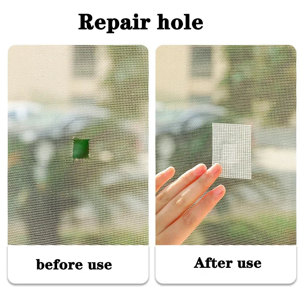 Waterproof Window Screen Repair Tape Mesh Patch